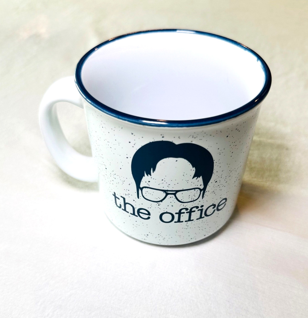 The Office Dwight Schrute Coffee Mug Bears Beets Battlestar Galactica 20 Oz. New